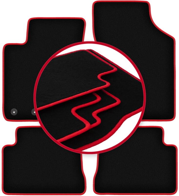 CARLUX-RED Autofußmatten für: Hyundai Getz Fließheck (2002-2010)