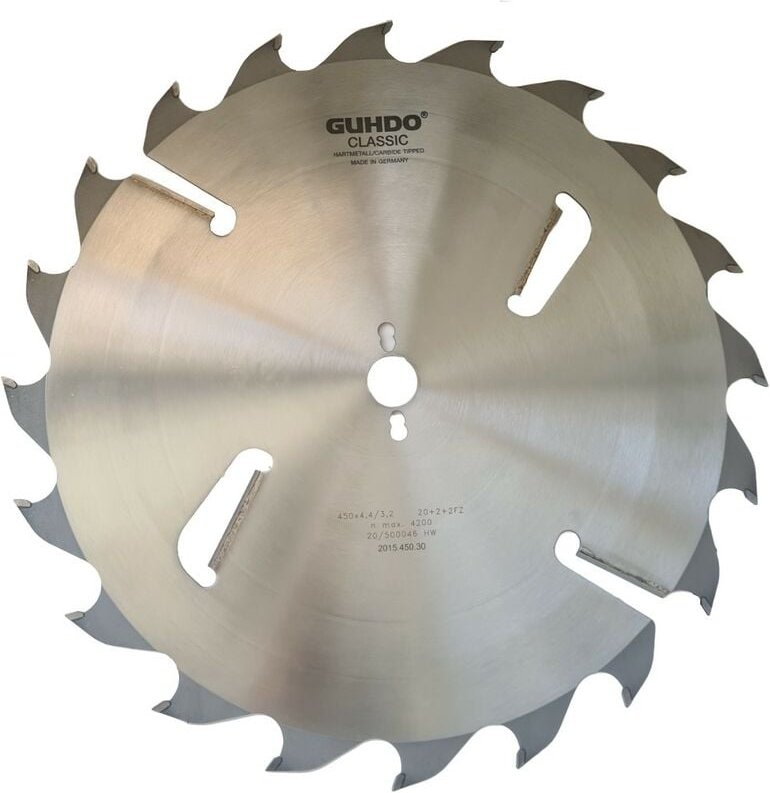 Guhdo HW Kreissägeblatt Sägeblatt 450x30 Z20 CNL 201545030