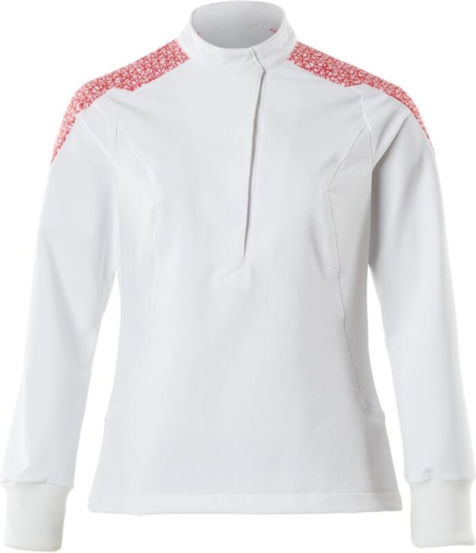 Mascot - Schlupfkasack, Damen, ultimate stretch Gr. 3XL, weiss/verkehrsrot