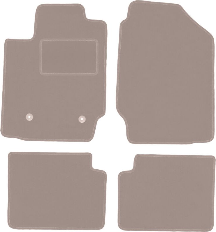 Beige Veloursmatten für: Toyota Matrix Fließheck (2002-2010)