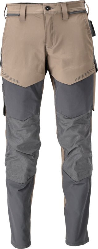 Hose mit Kniepolstertaschen Mascot Ultimate – Taupe – Größe 50 – Schrittlänge 82 – 22379-311-5689-82C56