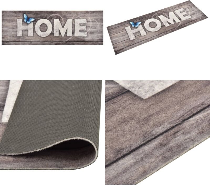 Küchenbodenmatte Waschbar Home 45x150 cm - Bodenmatte - Küchenmatte - Türmatte - Wohnraumteppich - Flurreinwand - Home &...