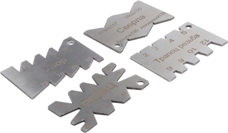 4Pcs Schraube Schneiden Gauge Bearbeitung Gewinde Winkel Messgeräte Edelstahl Mess Werkzeug Mess Werkzeuge