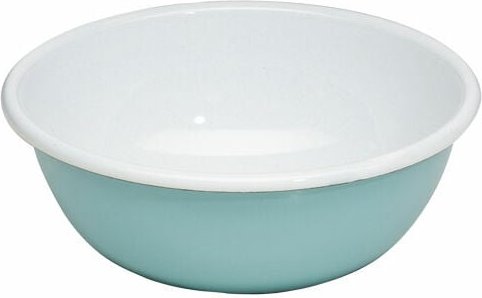 Riess Küchenschüssel Müsli Ø14cm Emaille Nature green light