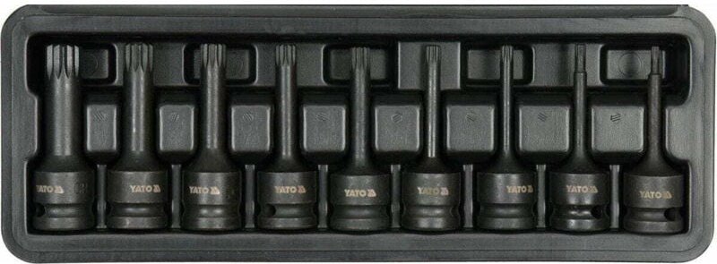 YATO SPLINE-SCHLAGSCHLÜSSEL 9-tlg. 10691