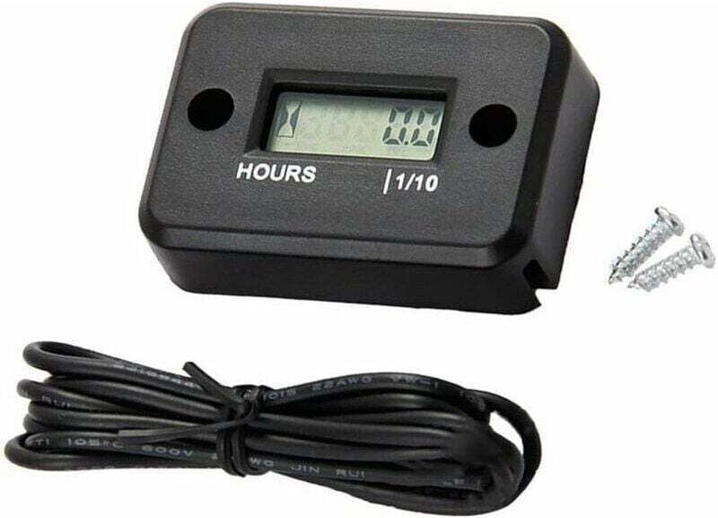 Thumbnail - YMYNY Motorrad-Kilometerzähler, wasserdichter LCD-Display-Digital-Stundenzähler-Timer für ATV, Quad, Schneemobil, Motocr...