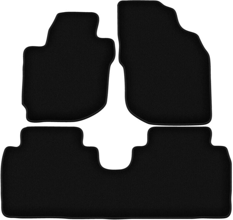 BASIC schwarze Veloursmatten für: Mazda MPV II LW Minivan (1999-2006)