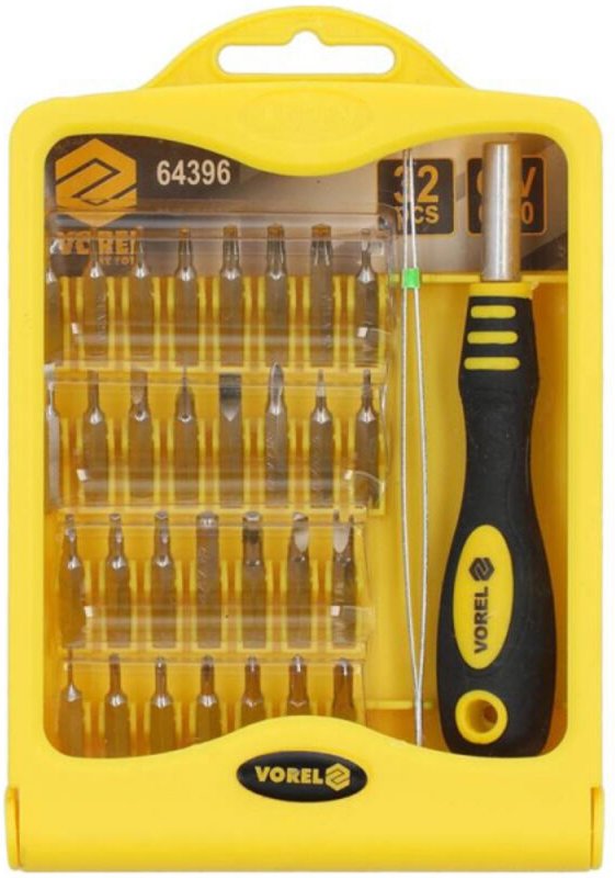 Toya - Set mit 32 Präzisionsspitzen mit Dest. Cr-van. 64396 vorel