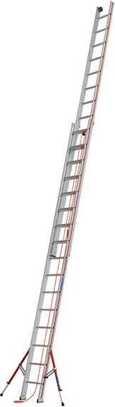 Seilzugleiter 2x18 Sprossen - 9,22m - 605136