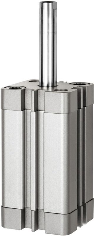 Kompaktzyl., einfachw., ig, ausgefür, Ø25, Hub15, M5, ISO21287 - Riegler