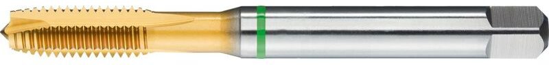Maschinengewindebohrer DIN371 HSSE TiN Typ UNI 6H Durchgangsloch M2 FORMAT GT