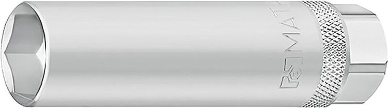 Zündkerzen-Einsatz, 6-kt., lang, Gummi, 12,5 mm (1/2'): 16 m