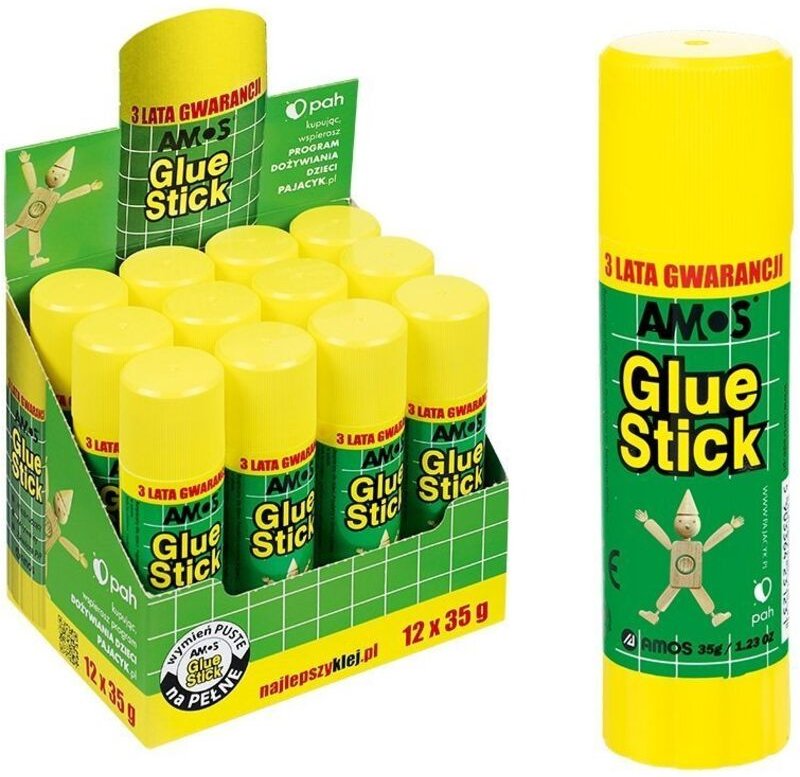 Klebestift 35g Amos A'12 1231