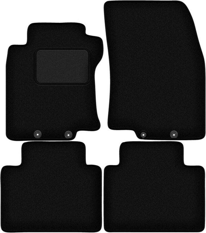 Schwarze Veloursmatten für: Nissan X-Trail III T32 FL SUV (2017-2021)