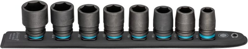 SmartRail, Vierkant hohl 12,5 mm (1/2), Außen-Sechskant-Tractionsprofil, Anzahl Werkzeuge: 8 - Hazet