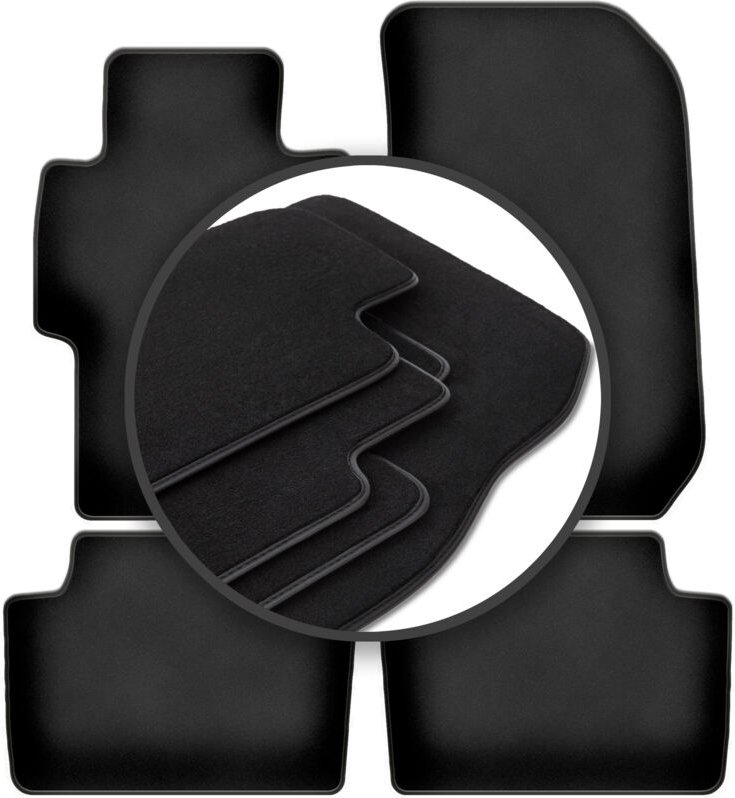 Premium-Fußmatten für: Honda Accord VII Limousine, Kombi, Tourer, Type-S (2002-2008)