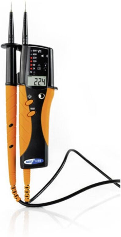 HT8 Zweipoliger Spannungsprüfer cat iii 690 v, cat iv 600 v Akustik, Bargraph, lcd, - Ht Instruments