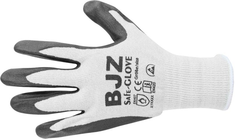 BJZ - A-64485 ESD-Handschuh hitzebeständig Kleider-Größe: xl Polyamid, Carbonisierte Fasern