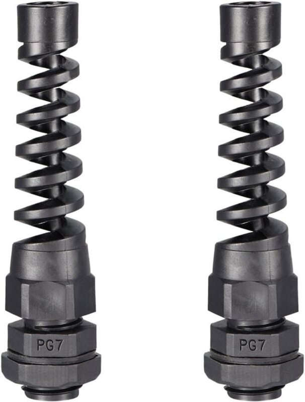 stück PG7 Wasserdichte Kunststoff Kabelverschraubung Klemme Für 3mm-6,5mm Dia Draht