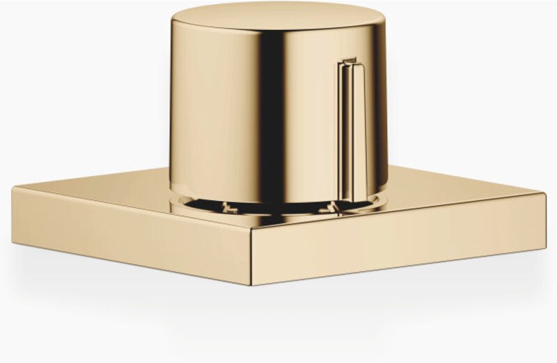 Exzenterbetätigung mit Drehknopf, eckige Rosette, - Dornbracht