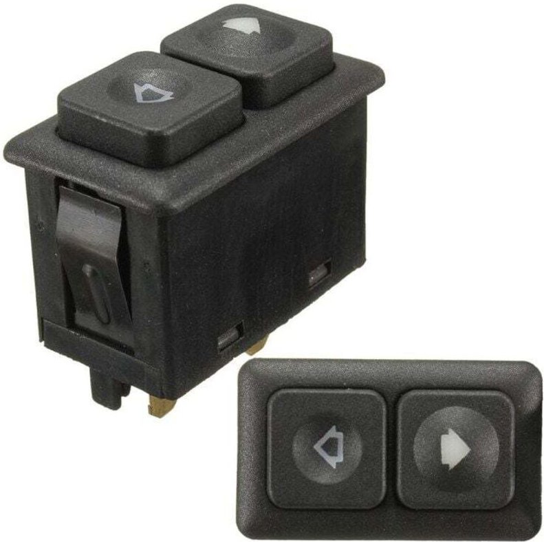 Elektrischer Autofensterschalter, 5-poliger elektrischer Fensterheberschalter, kompatibel mit BMW E23 E24 E28 E30 613113...