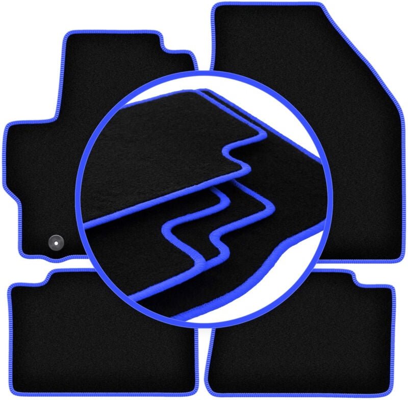 CARLUX-BLUE Autofußmatten für: Toyota Yaris IV Fließheck (2020-)