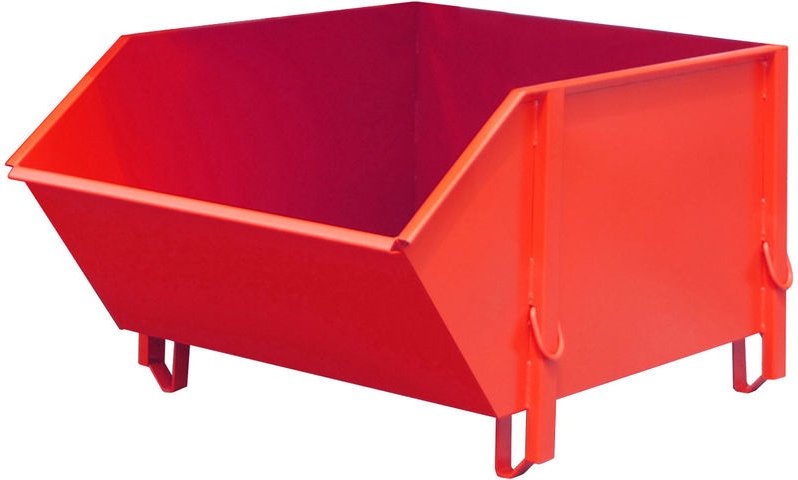 Bauer Baustoffbehälter BBG 100, lackiert, Feuerrot