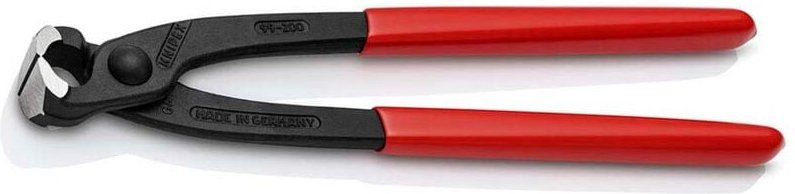 KNIPEX 99 01 200 EAN Monierzange (Rabitz- oder Flechterzange) mit Kunststoff überzogen schwarz atramentiert 200 mm