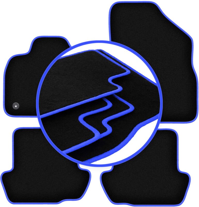 CARLUX-BLUE Autofußmatten für: Citroen DS5 Limousine (2011-2018)