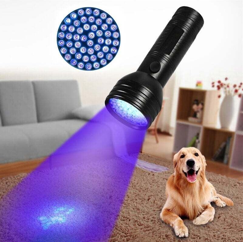 TONYSA Haustierurin-Detektor, tragbare UV-Lampe, Schwarzlicht-Taschenlampe, tragbare Hunde- und Katzenurin-Detektormatte