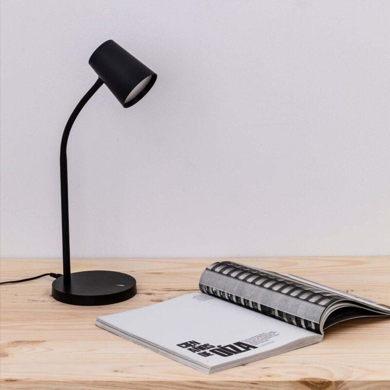 Delo Schwarze Tischlampe