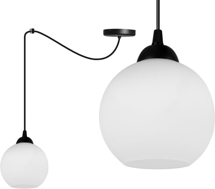 Moderne Hängelampe Mit Spinnen-Glasschirm