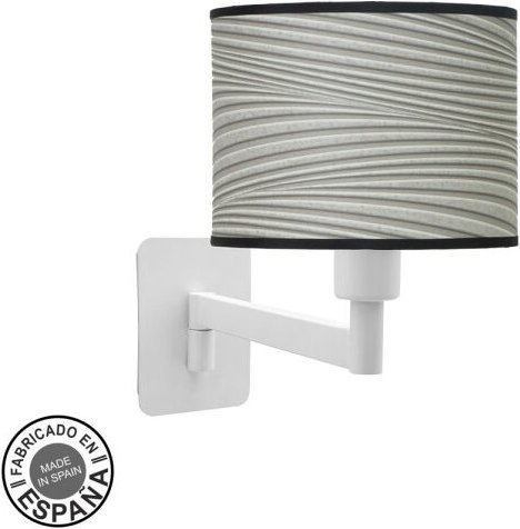 Wandleuchte modisch 1xe14 weiß/weißgrau 26x17x28 cm