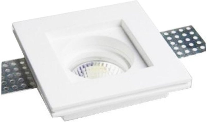 Thumbnail - Viereckige LED-Einbauleuchte GU10 400721 - Poliplast