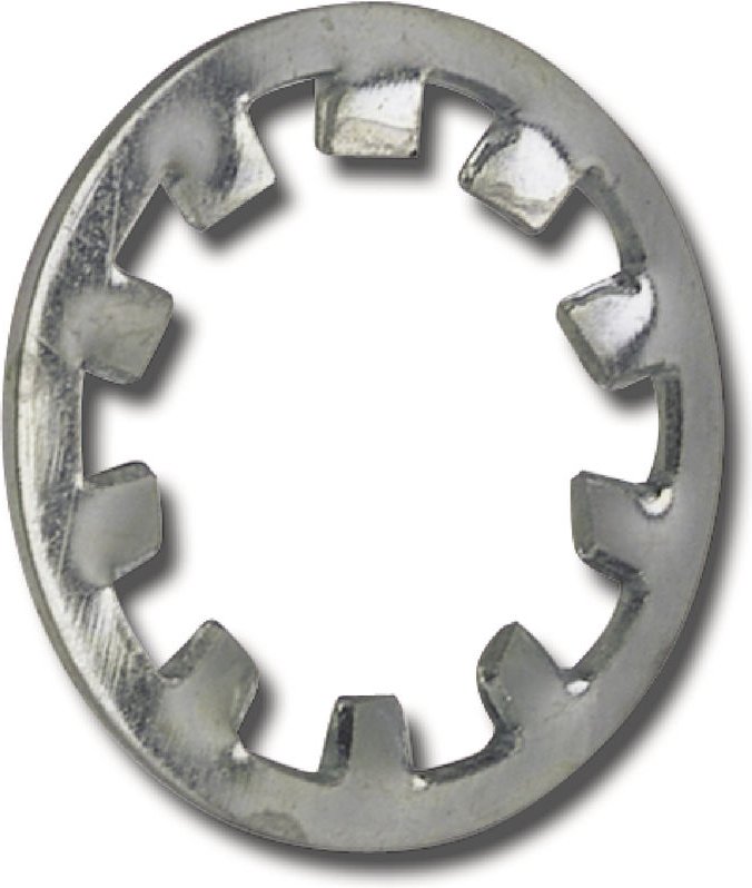 No Brand - Zahnscheibe innengezahnt ø M6 Zahnscheibe Härtegrad 350-425 hv Stahl verzinkt