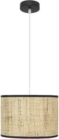 Natasha Anhänger 1xe27 Schwarz/braun Regx30x30 Cm - Fabrilamp