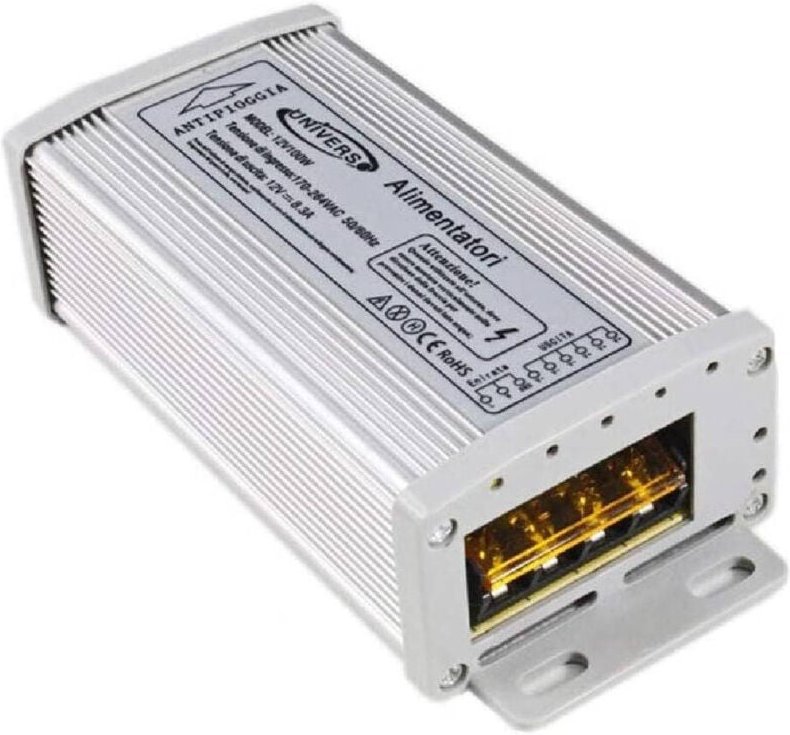 Trade Shop Traesio - Trade Shop - alimenter furniture 12V 8.3A 100W strip led selecamere -