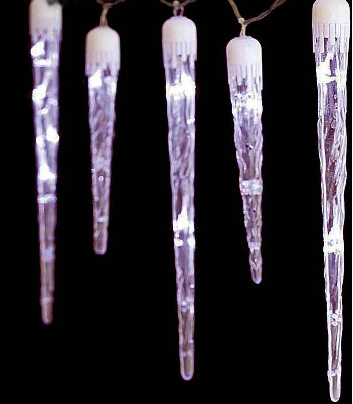 LED-Lichterkette mit 20 Eiszapfen 100 LEDs-DLK-L100I