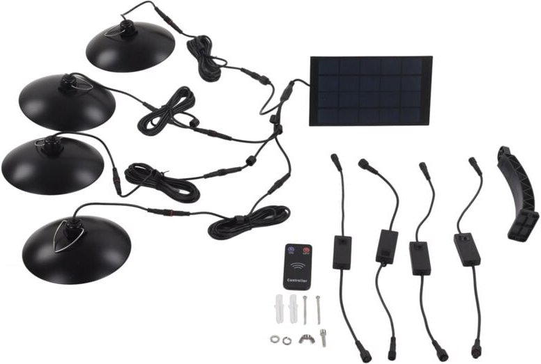 Solar-LED-Lampe, IP65 wasserdicht, energiesparend, 180° verstellbarer Winkel, hocheffiziente photoelektrische Umwandlung...