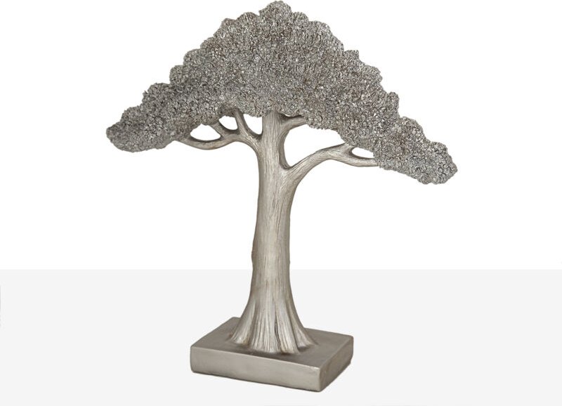 Silberner Harzbaum 34x9x33cm