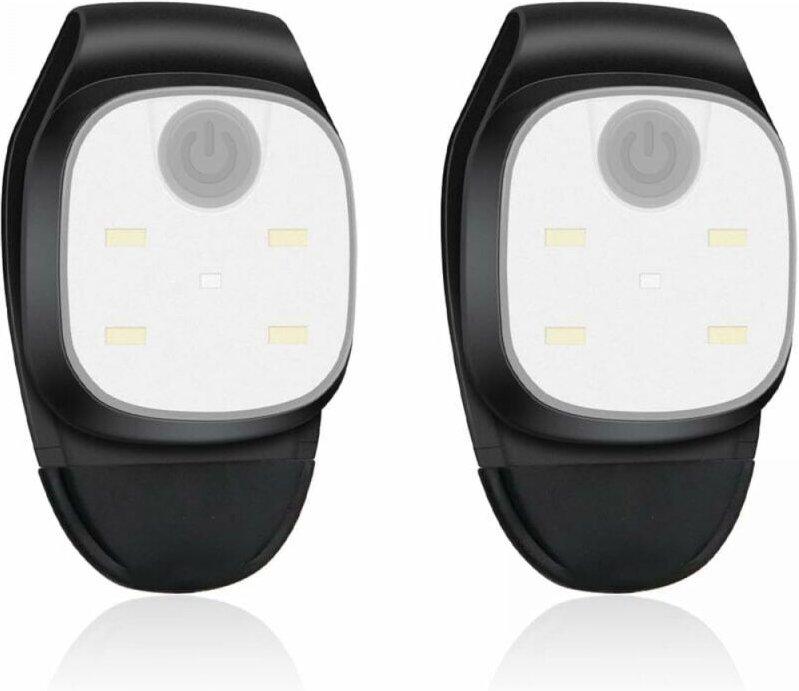 Thumbnail - LED-Stirnlampe, Brustlampe, 2 Stück, Lauflampe mit 4 Beleuchtungsmodi, Sicherheitslampe mit Clip für Outdoor-Sport, Lauf...