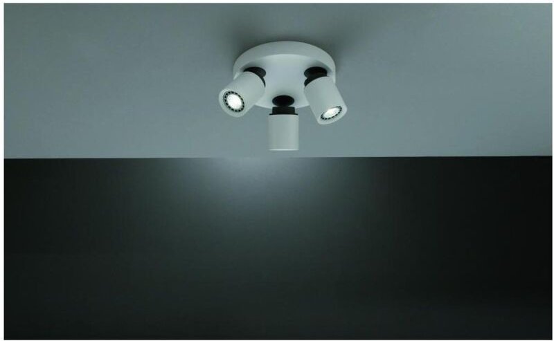 Böhmer-ag - Anbauleuchte 21W led schwarz/weiß matt Leuchten Lampen Beleuchtung Haushalt