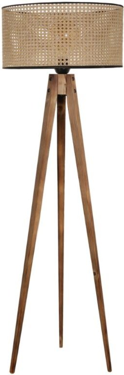 Stehlampe Design aus Holz 153cm ROMANE