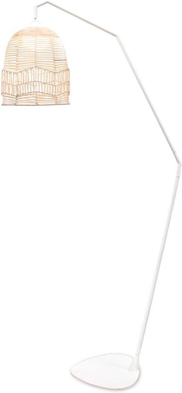 SANTORINI 165 cm hoch. Kabellose Stehleuchte für den Innen- und Außenbereich. LED-Licht über USB aufladbar. Hergestellt ...