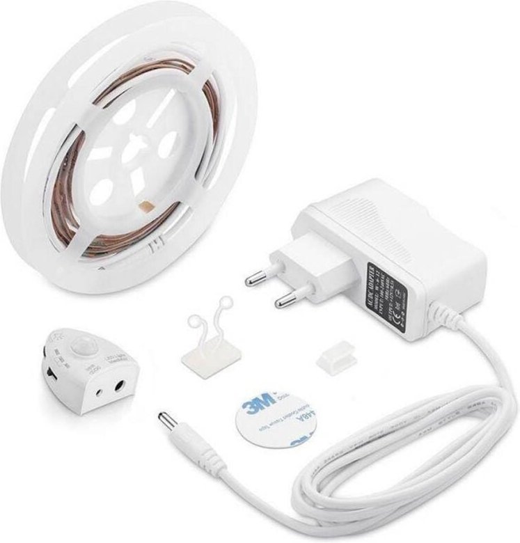LED Bettlicht Set mit Bewegungssensor Ein/Aus dimmbar warmweiss