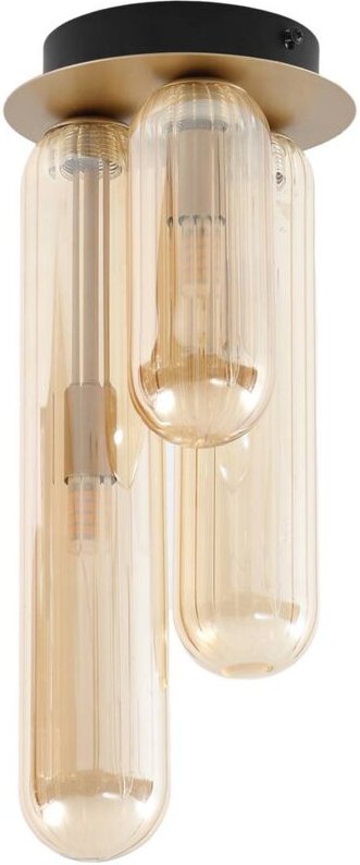 Deckenlampe "Freylin" aus Glas für Wohnzimmer & Esszimmer von Lucande