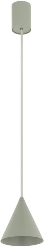 Hängelampe Metall schmal D: 11 cm H: max. 130 cm Grün GU10 Modern Hängeleuchte