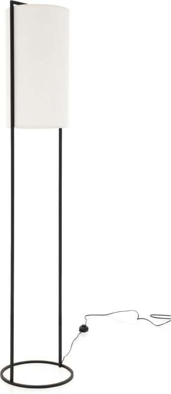 Stehlampe Sintra E27 Baumwolle Weiß