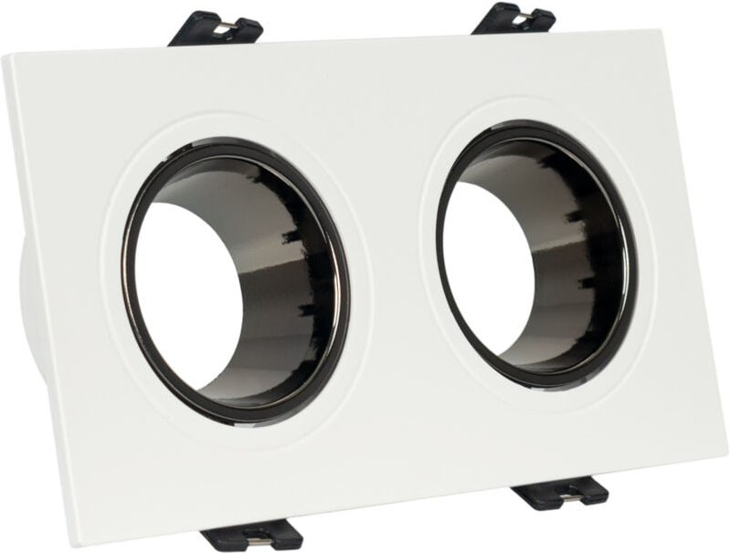 Schwenkbares Doppel-Downlight GU10 / MR16 - Niedrig ugr -