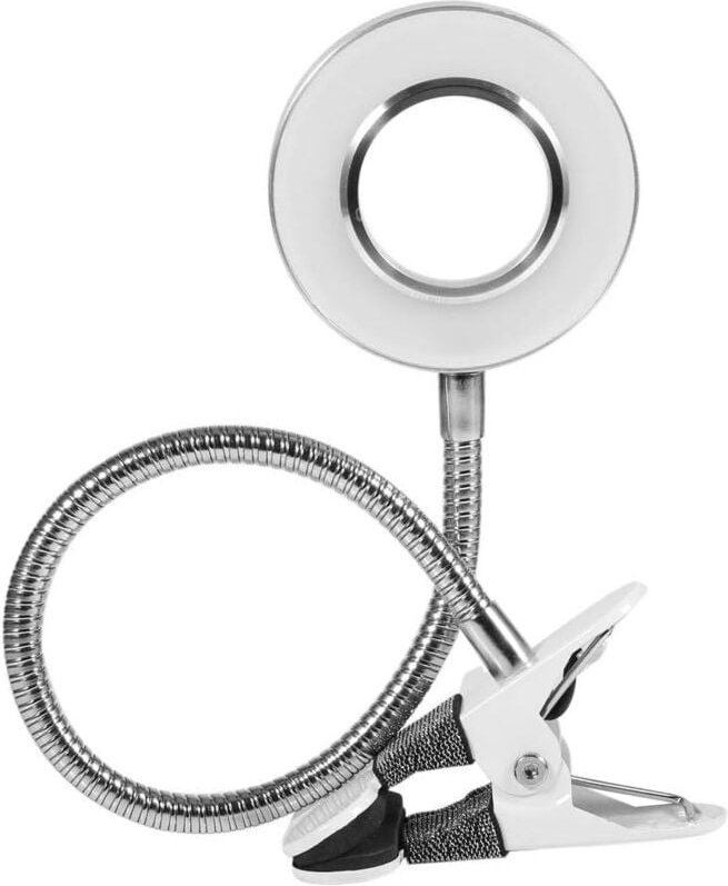 LED-Schreibtischlampe, Mehrzweck-USB-Tischlampen mit Klemme, Make-up-Beauty-Leselampe für Büro/Studentenwohnheim, einste...